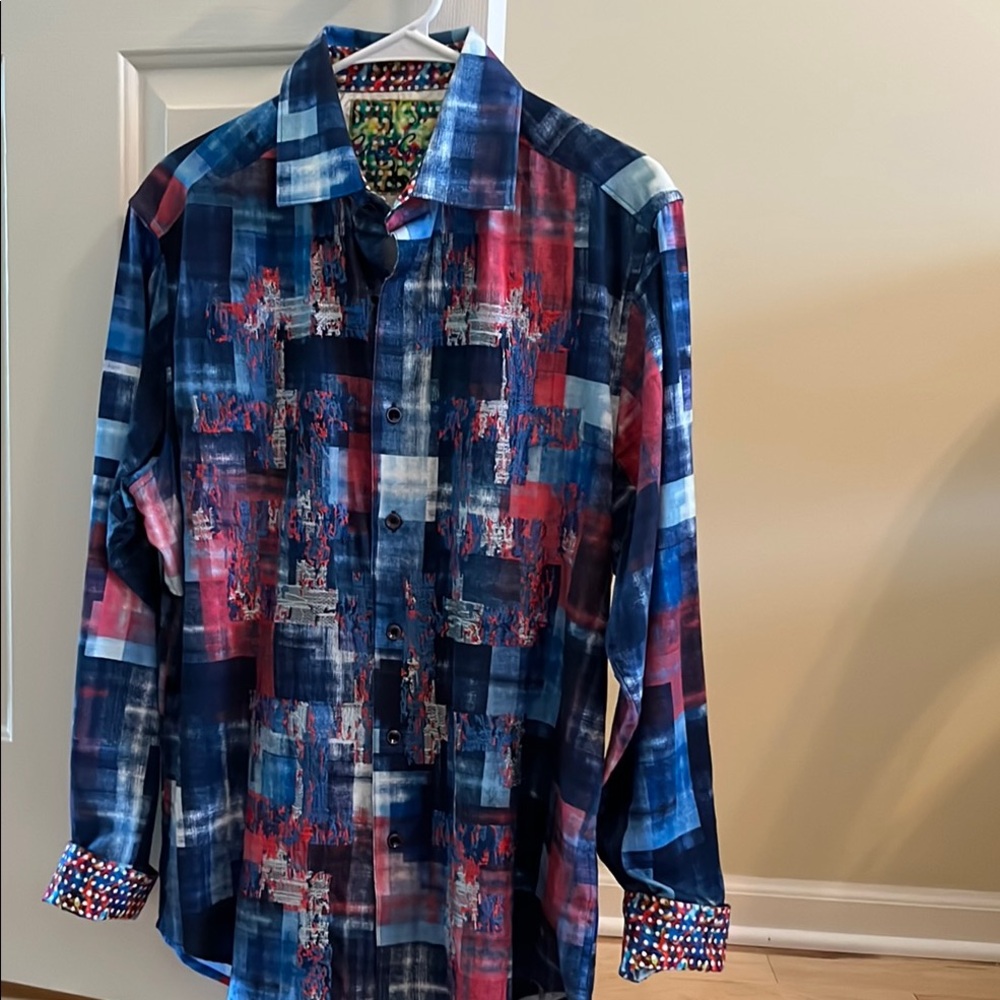 Robert Graham Men's Multicolor Patterned Shirt